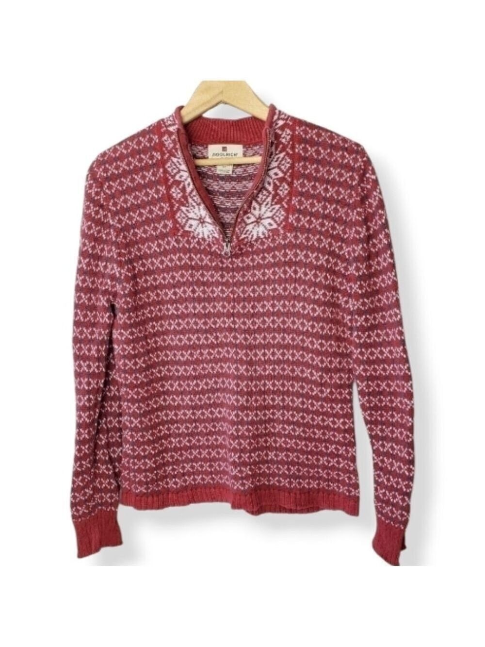 𝅺Woolrich Ruby Half Zip Pullover Sweater size Small